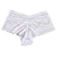 thumbnail image 1 of Full Coverage Underwear Womens All Cotton Underwear, Women's Large Size High Waist Breathable Thin Thong Lace Breathable Seamless Underwear, 1 of 3