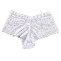 Full Coverage Underwear Womens All Cotton Underwear, Women's Large Size High Waist Breathable Thin Thong Lace Breathable Seamless Underwear