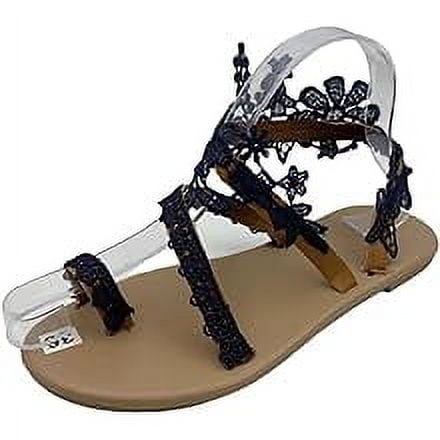 Thong Sandals for Women Beach,2020 New Womens Bohemia Flat Sandals Summer Beach Glitter Beaded Flip-Flop Thong Shoes