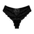 thumbnail image 1 of Thongs Panties for Women Tbopshirt Womens Thongs Briefs,Lace Ultra-thinBreathable Metal Buckle Love Thong Panties,Women's Hipsters Underwear, 1 of 7