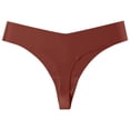thumbnail image 1 of Thongs Panties for Women Tbopshirt Womens Thongs Briefs,FashionBreathable Soft Stretch Panties Underwear withBelly Briefs,Women's Hipsters Underwear, 1 of 2