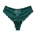 thumbnail image 1 of Thongs Panties for Women Tbopshirt Womens Thongs Briefs,Lace Ultra-thinBreathable Metal Buckle Love Thong Panties,Women's Hipsters Underwear, 1 of 2