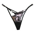 thumbnail image 1 of Thongs Panties for Women Tbopshirt Womens Thongs Briefs,Lace Underwear Lingerie Thongs Panties Ladies Underwear Underpants,Women's Hipsters Underwear, 1 of 5