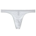 thumbnail image 1 of Thongs Underwear for Men Trendy Lightweight See-Through Low Waisted Breathable Solid Color High-Cut Hipster Briefs Summer, 1 of 3