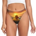 thumbnail image 1 of Thongs for Women - Cartoon Swimming Yellow Duck No Show Seamless Womens Thongs Underwear, Soft Stretch G String Thongs for Women,Cuteness Ladies Thong Bikini Panties Briefs, 1 of 5
