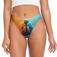 thumbnail image 1 of Thongs for Women - Surreal Body Art No Show Seamless Womens Thongs Underwear, Breathable G String Thongs for Women, Ladies Stretch Low Rise Thong Bikini Panties Briefs, 1 of 5