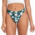 thumbnail image 1 of Thongs for Women - Sweet Dream Lamb No Show Seamless Womens Thongs Underwear, Breathable G String Thongs for Women, Ladies Stretch Low Rise Thong Bikini Panties Briefs, 1 of 5