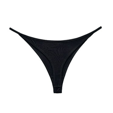 Summer Savings Clearance Thongs for Women Seamless For Lady Low Waist Tangas Solid Color G-Strings Thongs Underpants Women Underwear Thongs