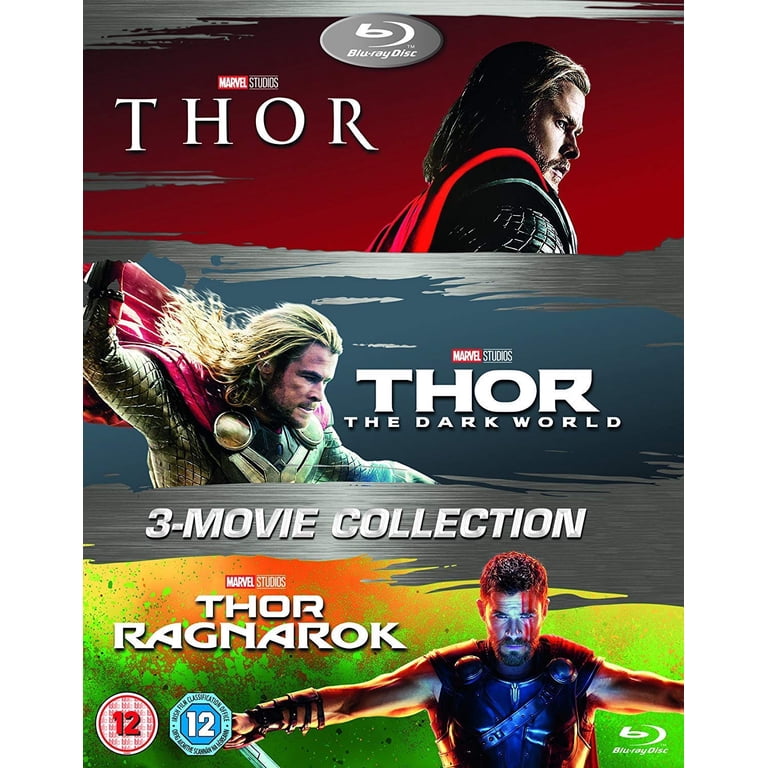 Marvel's Thor Trilogy Collection, All 3 Blu-ray Movies Box Set