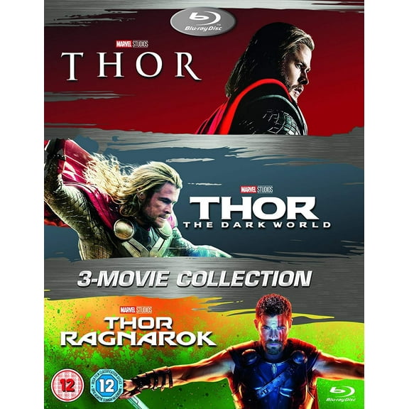 Thor 1-3 Movie Collection Box Set Blu-ray 2017