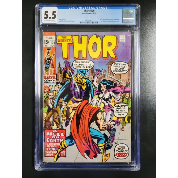 Thor #179 - CGC 5.5 Comic Book