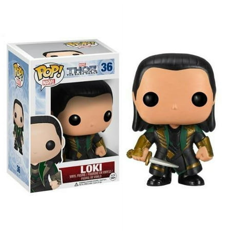 Funko Pop! Marvel Thor The Dark World Loki(Black and White) Fugitive Toys Exclusive Bobble-Head Figure #36