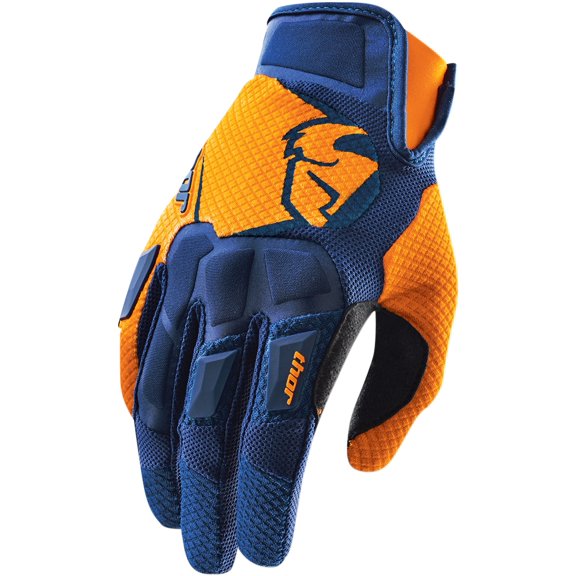 Thor 2015 Flow Gloves Navy/Orange Sm 3330-3074