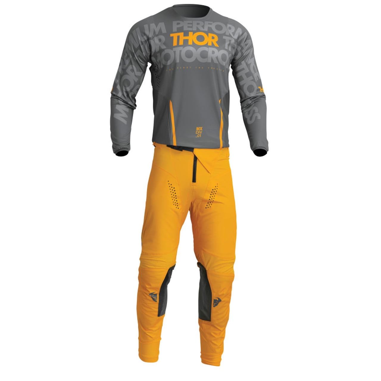 Thor 2023 Pulse Mono Offroad Motocross Jersey Pant Combo Dark Gray ...