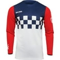 thumbnail image 1 of Thor 2024 Hallman Differ Cheq Offroad Motocross Dirt Bike Jersey - White/Red/Blue - Small, 1 of 3