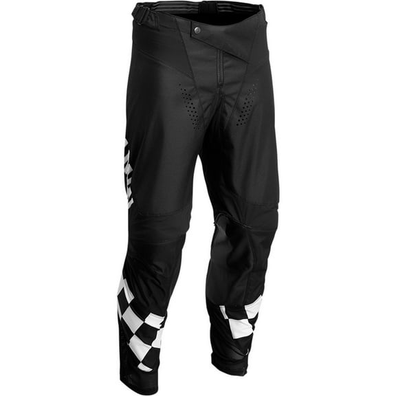 Thor 2024 Hallman Differ Cheq Offroad Motocross Dirt Bike Pant - Black/White - 28
