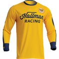 thumbnail image 1 of Thor 2024 Hallman Differ Roost Offroad Motocross Dirt Bike Jersey - Yellow/Navy - Small, 1 of 3
