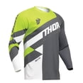 thumbnail image 1 of Thor 2024 Sector Checker Offroad Motocross Dirt Bike Jersey - Gray/Acid - Large, 1 of 3