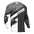 thumbnail image 1 of Thor 2024 Youth Sector Checker Offroad Motocross Dirt Bike Jersey - Black/Gray - Youth X-Small, 1 of 3