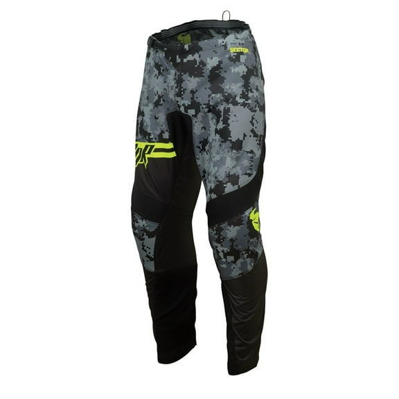 Thor 2024 Youth Sector Digi Offroad Motocross Dirt Bike Pant - Black/Charcoal - Youth 18