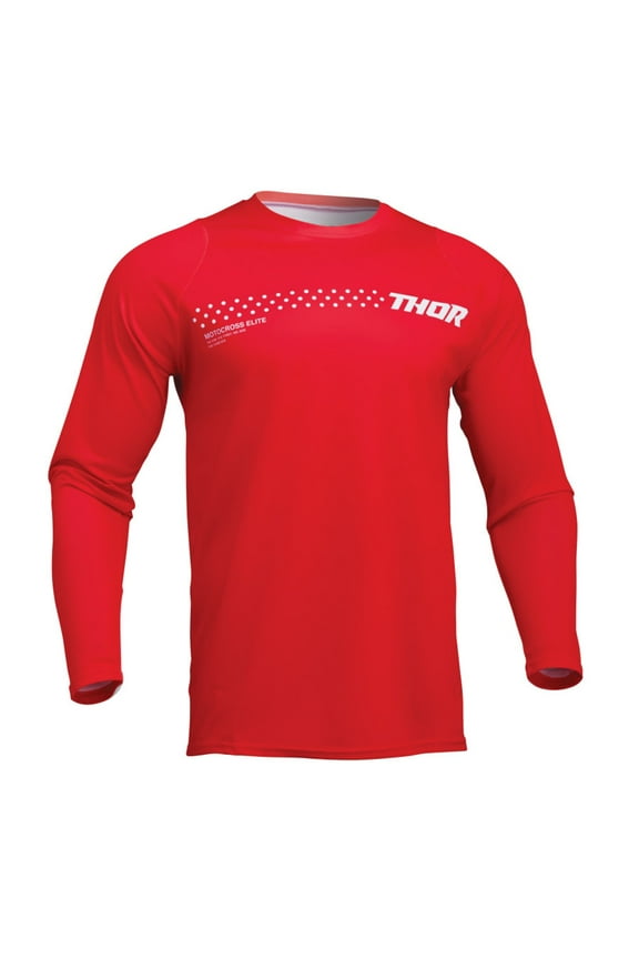 2024 Youth Sector Minimal Offroad Motocross Dirt Bike Jersey - Red - Youth Large