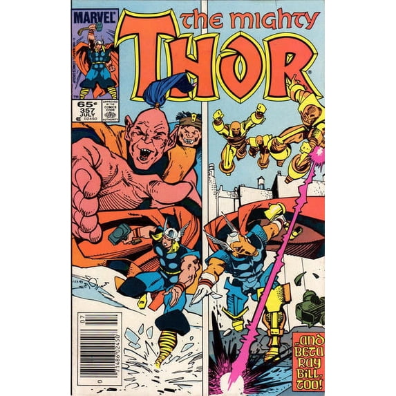 Thor #357 (Newsstand) VF ; Marvel Comic Book