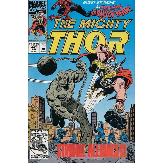 Thor #447 VF ; Marvel Comic Book