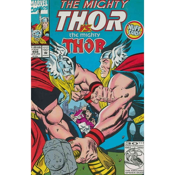 Thor #458 VF ; Marvel Comic Book