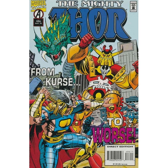 Thor #486 VF ; Marvel Comic Book