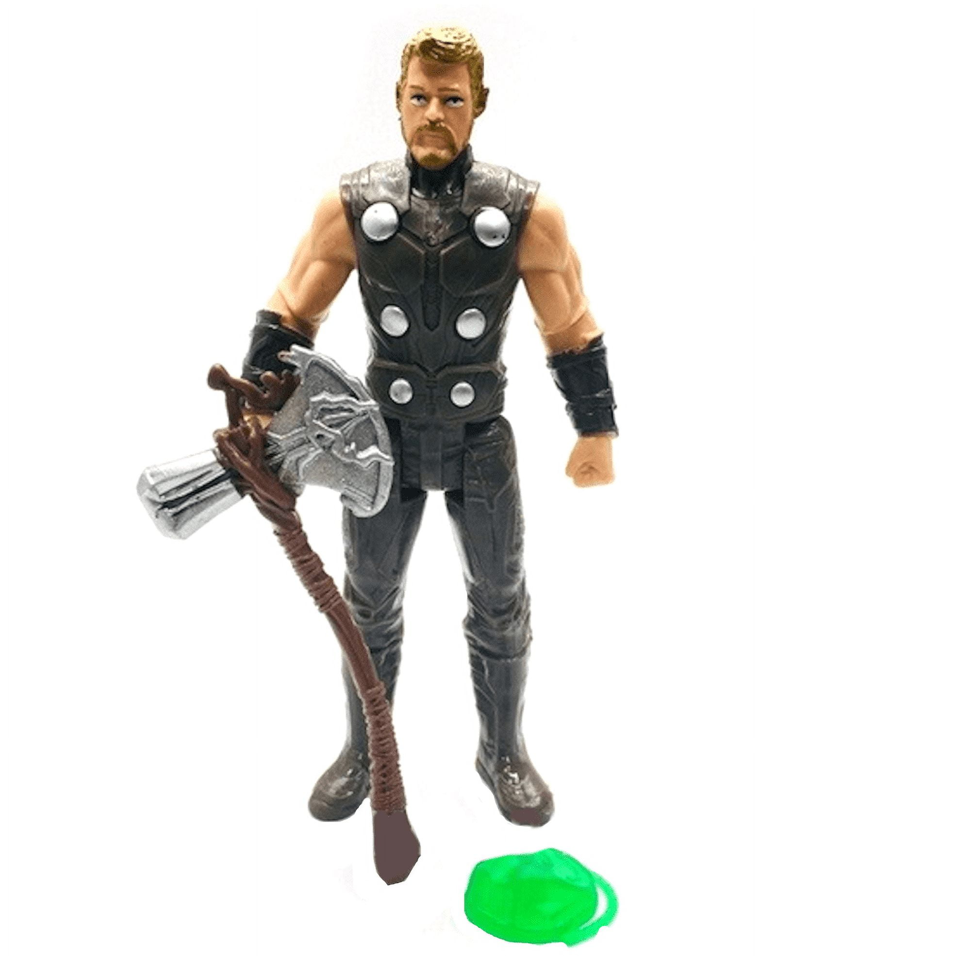 Thor Action Figure God of War Gold Bracelet Buttons Superhero TOY