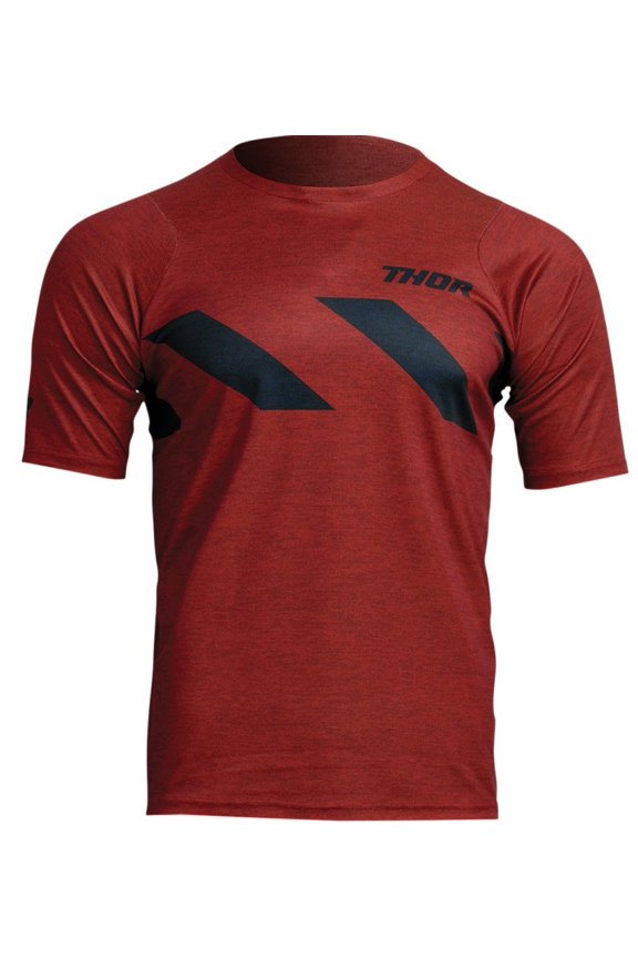 Assist Hazard Mens MTB Mountian Bike Jersey Brick Heather SM