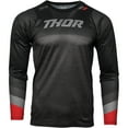 thumbnail image 1 of Thor Assist Long Sleeve Men's Mountain Bike Jersey, Black/Heather Gray (XL), 1 of 2