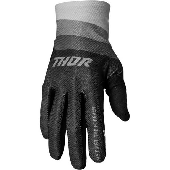 Thor Assist React Mens MTB MX Offroad Gloves Black/Gray XS