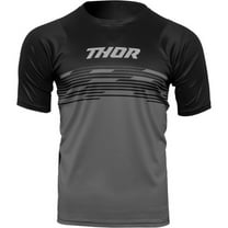 Thor Assist Shiver Mens MTB Mountain Bike Jersey Black/Gray XL
