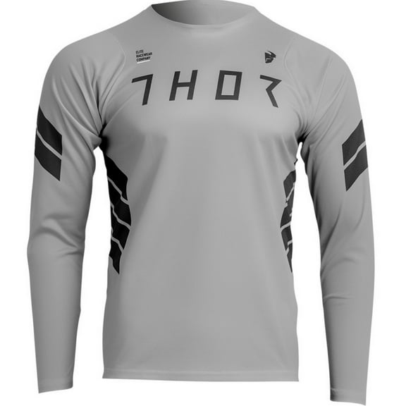 Thor Assist Sting Mens Long Sleeve MTB Mountain Bike Jersey Gray XS