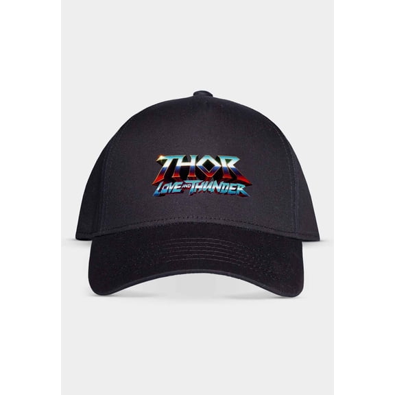Thor Baseball Cap Love and Thunder Logo new Official Marvel Black Snapback