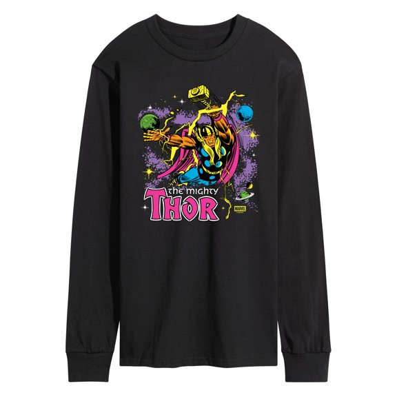 Thor - Blacklight - Men's Long Sleeve Graphic T-Shirt