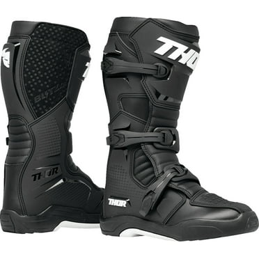 Thor Blitz XR Mens MX Offroad Boots Black/White 15 USA