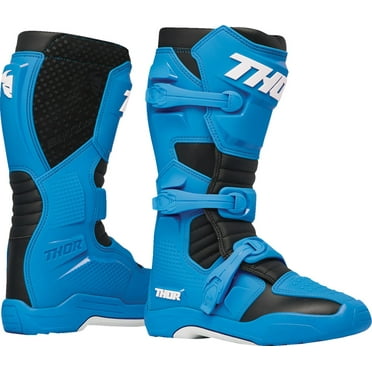 Thor Blitz XR Mens MX Offroad Boots Blue/Black 10 USA