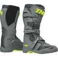 thumbnail image 1 of Thor Gray Adjustable Motorcycle Boots 8 USA for Men, 1 of 6