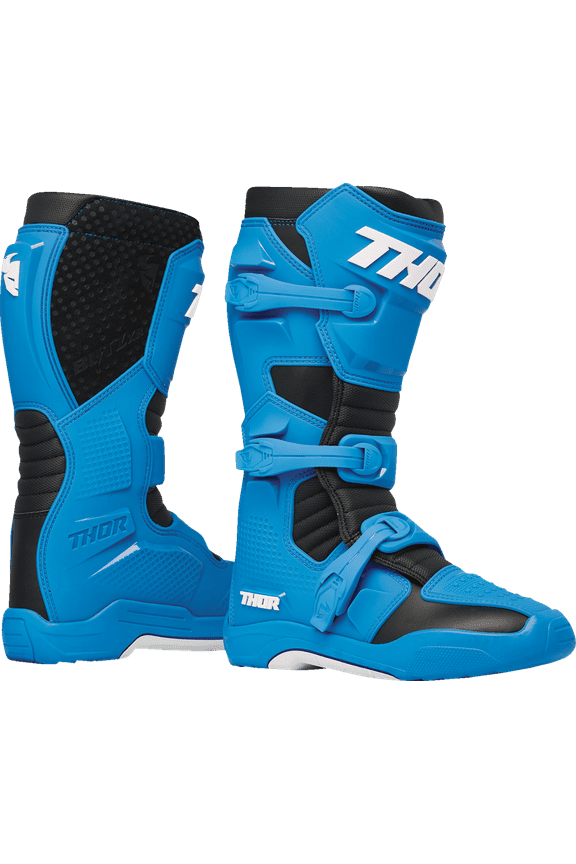 Blitz XR Motocross Offroad Riding Boots - Blue/Black - 11