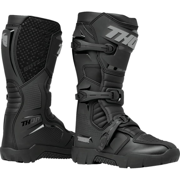 Thor Blitz XR Trail Mens MX Offroad Boots Black 10 USA