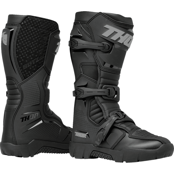 Thor Blitz XR Trail Riding Boots - Black/Gray - 15