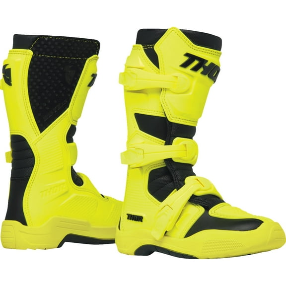 Thor Blitz XR Youth MX Offroad Boots Acid 1 USA