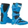 thumbnail image 1 of Thor Blitz XR Youth MX Offroad Boots Blue 3 USA, 1 of 6
