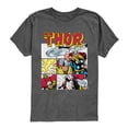 thumbnail image 1 of Thor - Comic Strip - Youth Boys Short Sleeve Graphic T-Shirt, 1 of 4