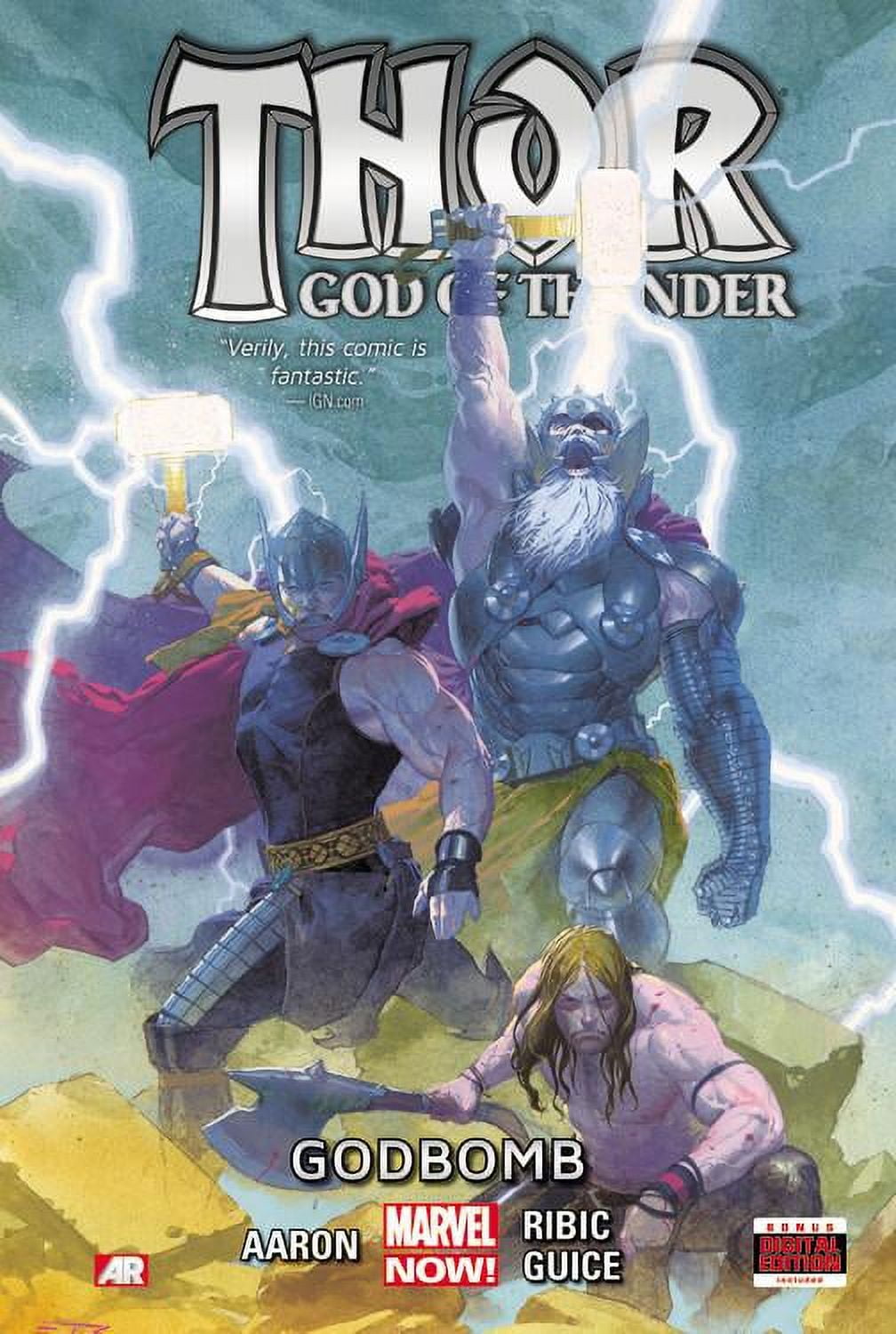 Thor: God of Thunder : Godbomb (Marvel Now) (Hardcover) - Walmart.com, image size:1008x1500