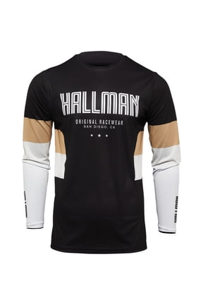 Hallman Differ Draft Mens MX Offroad Jersey Black/Latte 3XL