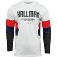 thumbnail image 1 of Thor Hallman Differ Draft Mens MX Offroad Jersey White/Red 3XL, 1 of 2