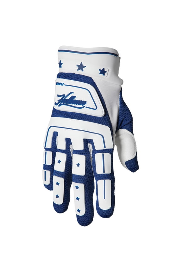 Hallman Digit Mens MX Offroad Gloves White/Navy SM